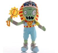 iMuMi 30cm PVZ Myth Zombie Plush, Zombie Cosplay Plushies Plants vs Zombies Stuffed Toy, Imp/Magician/Wizard/Snowman Soft Doll Gift for Fans (Sun god zombie)