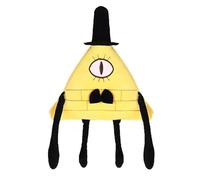 iMuMi Gravity waterFalls Plush Toys Waddles Soft Pink Pig Stuffed Toy Purple Triangle Doll Yellow Bill Plush Doll Birthday Gift for Kids (Bill Cipher 28cm)