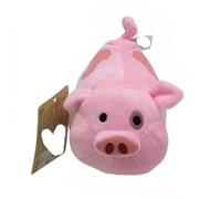 iMuMi Gravity waterFalls Plush Toys Waddles Soft Pink Pig Stuffed Toy Purple Triangle Doll Yellow Bill Plush Doll Birthday Gift for Kids (Waddles Pig 16cm)