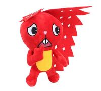 iMuMi Happy Tree Friends Plush Toys 11inch/28cm, Soft HTF Stuffed Animal Petunia/Toothy/Nutty/Russell/Cub Stuffed Doll Gift for Fans (Flaky 28cm)