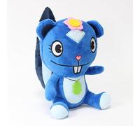 iMuMi Happy Tree Friends Plush Toys 11inch/28cm, Soft HTF Stuffed Animal Petunia/Toothy/Nutty/Russell/Cub Stuffed Doll Gift for Fans (Petunia 20cm)