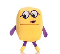 iMuMi Number Plush Blocks Toy, Numbers Stuffed Animal Blocks, Cute Number Dolls, Soft Block Plushies Math Stuffed Toys for Kids (Two 20cm)