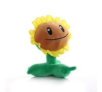 iMuMi Plants vs Zombies Cattail Plush 2 PVZ Plushies 16cm/ 6", Peashooter/Snapdragon/Sunflower/Winter Melon Stuffed Soft Doll Toy for Kids (Sunflower)