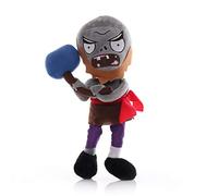 iMuMi Profession PVZ Plush 30cm, Cute Plants Vs Zombies Plushies Officer/Businessman/Farmer/Thief/Knight Zombie Cosplay Stuffed Animal Doll Gift for Fans (Hammer zombie)