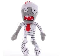 iMuMi Profession PVZ Plush 30cm, Cute Plants Vs Zombies Plushies Officer/Businessman/Farmer/Thief/Knight Zombie Cosplay Stuffed Animal Doll Gift for Fans (Prisoner zombie)