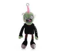 iMuMi Pvz Cosplay Zombie Plush 30cm, Disco/Rock/Dance Zombie Stuffed Doll Plants vs Zombies Soft Doll Toy Birthday Gift for Fans (Rock zombie)