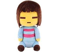 iMuMi Undertale Plush Toys 20cm, Soft Sans Papyrus Asriel Alphys Flowey Frisk Chara Stuffed Doll for Kids Gift (Frisk)