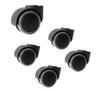 IMUNKT 5pcs Office Chair Casters 2inch Stemless Castor Wheels Universal Replacement Caster For Swivel Chairs (No Scratches/Quiet)(Grey)