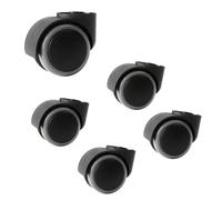 IMUNKT 5pcs Office Chair Casters 2inch Stemless Castor Wheels Universal Replacement Caster For Swivel Chairs (No Scratches/Quiet)(Grey)