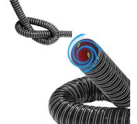 IMUNKT Car Air Intake Pipe Silicone Flexible Duct Hose 2" 2.5" 3" 3.5" 4" 5" 6" Automotive Brake Cooling Air Ducting Induction Intake Hose Black(10m/32.8ft,60mm-2 2/5")