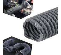 IMUNKT Dryer Vent Hose Flexible Nylon HVAC Ducting 2 3 4 5 6in Ventilation Hose High-temp Air Duct Hose For Kitchen/Bathroom/Greenhouse(L-8m(26.2ft),600mm(23 5/8"))