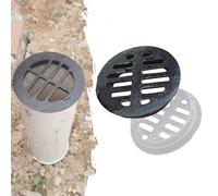 IMUNKT Round Drainage Grate Cover 4/6/8in Cast Iron Sewer Grate Outdoor Floor Drain Cover Drain Pipe Grate Cover For Small Lawns(50mm-1.96in)