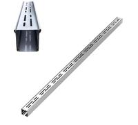 IMUNKT U-Shape Slim Channel Drain Grate 1 2/5" 2" Wide Trench Drain System 304 Stainless Steel Linear Shower Drain For Yard Pool Driveway(3.5x3x100cm/1.4x1.2x39.4in)