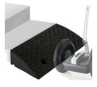 IMUNKT Wheelchair Curb Ramp 2/3/4/5/6 In Rise Threshold Ramp, Rubber Entry Ramp, Anti-Slip Driveway Ramp, Kerb Ramp For Doorways, Entry, Step, Garage(Black,50x27x10cm/20x10.6x4in)