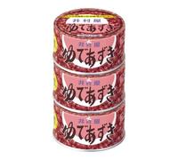 Imuraya Yude Azuki Canned Red Beans 200g, Sweet Cooked Hokkaido Azuki Beans, Ready-to-Use Japanese Red Bean Paste Ingredient, Pack of 3