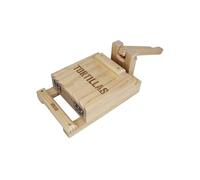 IMUSA 7.5” Pine Wood Tortilla Press - Authentic Mexican Tortilla Maker & Roti Maker for Homemade Tortillas, Quesadillas, Arepas & More