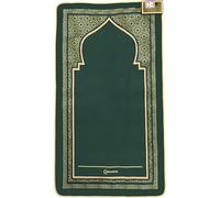 iMusalah Prayer Mat (Green) with Digital Counter For Rakat Tracking, Salah Rug For Namaz