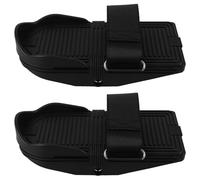 IMUSINICE 1 Pair of Black Plastic Rowing Machine Pedals for Indoor Exercise, Non-slip Foot Pedals Providing Realistic Exercise Experience and Full-body Workout for Rowing Machines