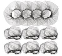 IMUSINICE 10 Pcs Black Mesh Wig Hair Nets for Women, Breathable Fabric Hairnet with Fine Texture, Simple Design Hair Caps Suitable for Working and Home Use