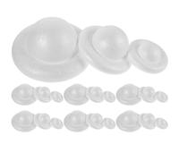 IMUSINICE 10 Sets Foam Craft Balls White Foam Spheres 4.17 Inch Paintable Easy to Cut for Solar System Science Learning and Party Decoration for Students