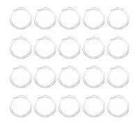 IMUSINICE 100pcs Coin Holders 21mm Inner Diameter Plastic Coin Cases Convenient Storage Viewing Practical Gift Business Use