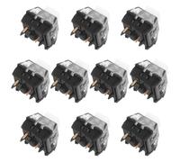 IMUSINICE 10pcs Box White V2 Mechanical Gaming Keyboard Switches - Tactile Clicky Key Switches for Computer Typing and Speed Typing, Compatible with Mechanical Keyboards