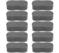 IMUSINICE 10pcs Haircut Duster Sponge Salon Barber Duster Black Sponge with Comfortable Grip Gentle on Skin for Hair Cutting