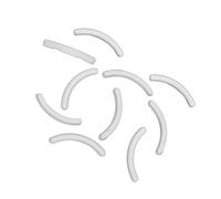 IMUSINICE 10pcs Reusable Silicone Eyelashes Tools Strips with Good Elasticity for Eyelash Perm and Natural Lash Grafting, Size about 9.5x6.8x0.8cm, for Women