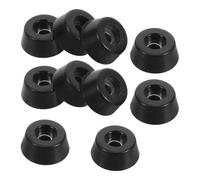 IMUSINICE 10pcs Rubber Feet Pads for Electronics, Speaker Stand Foot Pads Made of Sturdy Rubber, 0.75" X 0.3" Size, Designed to Reduce Vibration Transmission and Sound Quality for Audio