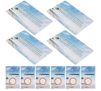 IMUSINICE 10Pcs Testing Cards Photochromic Identifying Cards for Uvc Rays Detection Reptile Lamp Uvb Tester Suitable for Sunlight and Container Testing