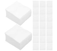 IMUSINICE 1200pcs White Thin Cotton Pads for Makeup Removal and Nail Polish Removal, Multipurpose Lint-Free Facial Cleansing Pads Made from Soft Non-Woven Fabrics, for Professional Salon Use