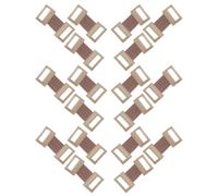 IMUSINICE 120pcs Elastic Bandage Wrap Clips Nursing Bandage Clips Portable Quick Fixation Aluminum Rubber Bands for Sports and On-the-go Use