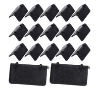IMUSINICE 120pcs Plastic Corner Guards for Boxes with Thickened Black L-shaped Pads, Enhanced Edge Protection Preventing Punctures and Collision Damage, for E-commerce and Logistics