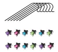 IMUSINICE 12pcs Miniature Vintage Lanterns with Sturdy Resin and Iron Material for Fairy Garden and Dollhouse Scene Model Environments, Decorative Outdoor Use Glow in The Dark Micro