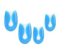 IMUSINICE 2 Pairs U-Shaped Silicone Heel Cushions Soft Gel Heel Pads for Boots and Flats, Comfortable Foot Protection and Relaxing Feet Inserts for Daily Wear