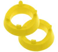 IMUSINICE 2 Pcs Yellow Rugby Kicking Tee with Four-corner Ball Holder and Sturdy Base Design, Multifunctional Sports Ball Display Stand for Homes and Offices, Pp Material
