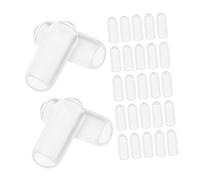 IMUSINICE 200pcs Headband End Caps Rubber Hair Band Tip Covers Replacement Caps for Women Hair Elastic Headband