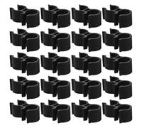 IMUSINICE 20pcs Shower Chair Shower Head Holder Clips Plastic Tube Mount for Bath Seat Armrest Frame Simple Installation and Detachable Design Stable Support for Disabled