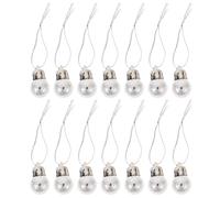 IMUSINICE 24pcs 2cm Christmas Miniature Ball Ornaments for Hanging on Tree, Lightweight Plastic Decorations to Create Festive Atmosphere at Home