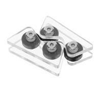 IMUSINICE 2pcs Acrylic Billiard Cue Straightness Checker with Ferris Wheel Design for Reliable Measurements and Concentricity Inspection Suitable for Snooker Cue and Billiard Use at Home Or