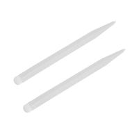 IMUSINICE 2pcs Dual Tip White Touch Screen Stylus Pens with Magnetic Plastic Body and Fine Tips for Interactive Display Screens and Infrared Technology Devices, for Remote Education Sessions