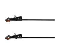IMUSINICE 2pcs Iron Ring Stand Beaker Clip Laboratory Support Stand Clamps Stable Flask Support Clamp Holder for Laboratory and Biology Labs