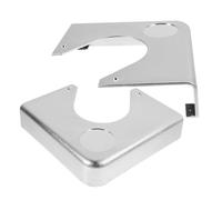 IMUSINICE 2pcs Pool Table Corner Hardware Accessories Silver Resin Hard Plastic with Chrome Corner Design, Resistant to Damage and Convenient, for Game Room Billiard Tables