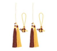 IMUSINICE 2pcs Taichi Sword Tassel Attachment for Wushu Sword, Decorative Polyester Tassel Resisting Fraying, Stable during Practice, for Martial Arts Training and Cosplay Decoration