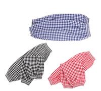 IMUSINICE 3 Pairs Sleeve Protectors for Arms with Plaid Pattern Cotton and Linen Material, Heat Resistance and Prevent Burning Features, for Gardening and Work in Factory Use