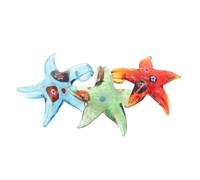 IMUSINICE 3pcs Glass Star Fish Pendant Handmade Ocean Inspired Necklace