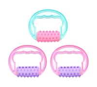 IMUSINICE 3pcs Handheld Roller Body Massager Ergonomic Design Pp Material Comfortable to Hold Simple Operation for Full Body Muscle Relaxation Random Color