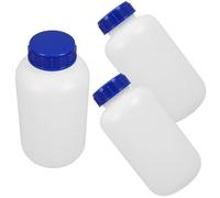 IMUSINICE 3pcs Sample Bottles Reagent Bottles Hdpe Ldpe Thickened Sealed Containers 1l Large Capacity Not Easy to Deform Or Break Convenient to Carry for Laboratories and Industry