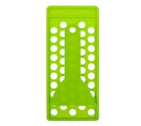 IMUSINICE 50-hole 5g Green Pp Lip Balm Filling Tray Tool with Spatula for DIY Solid Balm Making, Handmade Lip Gloss Container Holder for Home and Shop Use