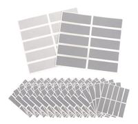 IMUSINICE 50 Sheets Scratch off Labels DIY Scratch Cards Silver Paper Material with Simple Appearance Design Attractive Adhesive Stickers for Wedding Party and Classroom Games